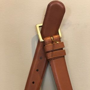 Coach Glove Tanned Cowhide Leather Belt